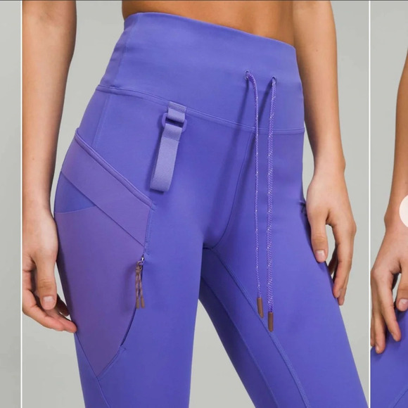 Lululemon Cargo Super-High-Rise Hiking Tight 25" in Charged Indigo - Picture 3 of 9